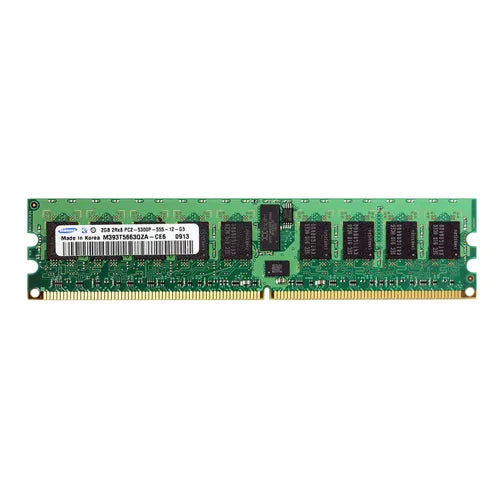 M393T5663QZA-CE6 Samsung 2GB DDR2-667MHz PC2-5300 ECC Registered RDIMM CL5 2Rx8 1.8V 240-Pin Memory Module