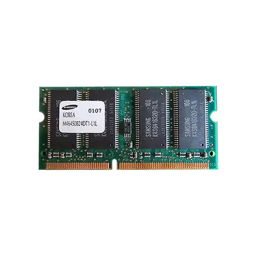 M464S0824DT1-L1L - Samsung 64MB 100MHz PC100 non-ECC Unbuffered 144-Pin SoDimm Memory Module