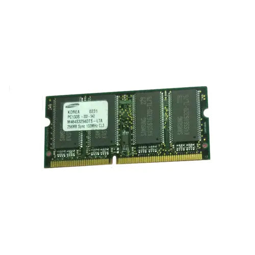 M464S3254DTS-L7A - Samsung 256MB 133MHz PC133 non-ECC Unbuffered CL3 144-Pin SDRAM SoDimm Memory Module