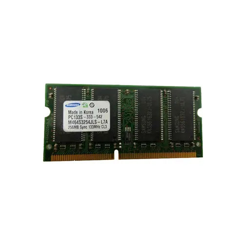 M464S3254JLS-L7A - Samsung 256MB 133MHz PC133 non-ECC Unbuffered CL3 144-Pin SoDimm Memory Module