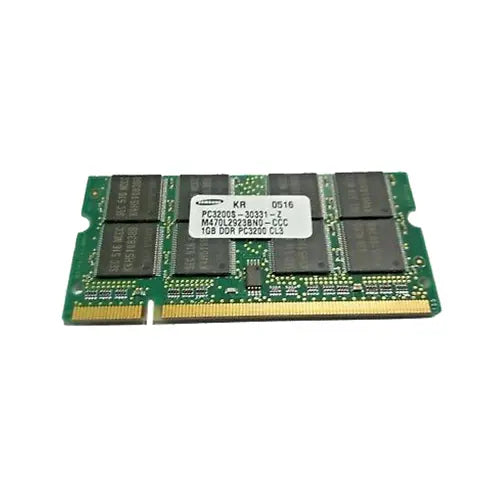 1GB DDR-400MHz PC3200 Non-ECC Unbuffered CL3 184-Pin UDIMM 2.5V Dual Rank Memory Module
