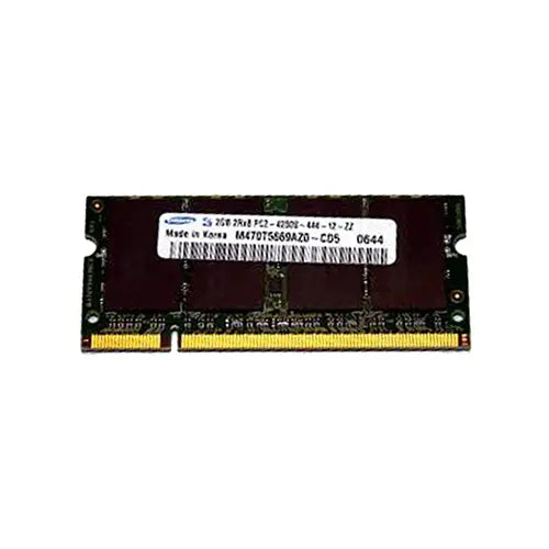 M470T5669AZO-CD5 - Samsung 2GB DDR2-533MHz PC2-4200 non-ECC Unbuffered CL4 200-Pin SoDimm Memory Module
