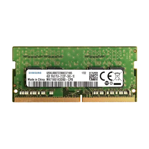 M471A5143DB0-CPB Samsung 4GB DDR4-2133MHz PC4-17000 Non-ECC Unbuffered SODIMM CL15 1Rx8 1.2V 260-Pin Memory Module