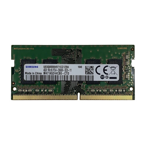 M471A5244CB0-CTD Samsung 4GB DDR4-2666MHz PC4-21300 Non-ECC Unbuffered SODIMM CL19 1Rx16 1.2V 260-Pin Memory Module