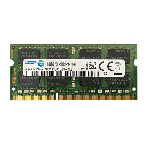 M471B1G73DB0-YKO Samsung 8GB DDR3-1600MHz PC3-12800 Non-ECC Unbuffered SODIMM CL11 2Rx8 1.35V 204-Pin Memory Module