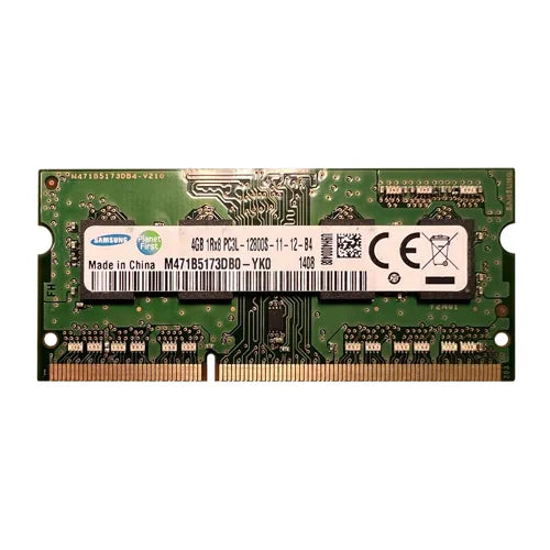 M471B5173DB0-YK0 Samsung 4GB DDR3-1600MHz PC3-12800 Non-ECC Unbuffered SODIMM CL11 1Rx8 1.35V 204-Pin Memory Module