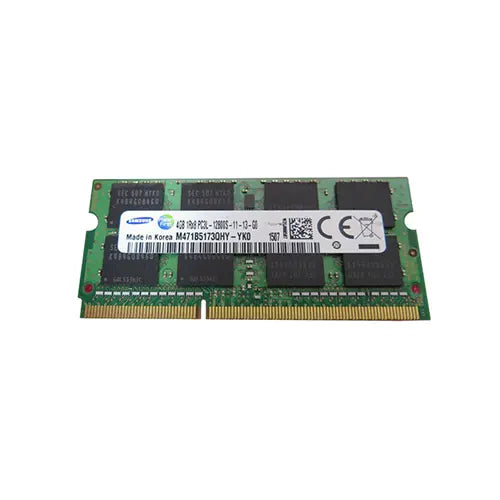 M471B5173QHY-YK0 - Samsung 4GB DDR3-1600MHz PC3-12800 non-ECC Unbuffered CL11 204-Pin SoDimm 1.35V Low Voltage Single Rank Memory Module