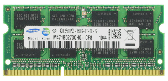 3D-13D344N646688-4G 4GB Module DDR3 SoDimm 204-Pin PC3-8500 CL=7 non-ECC Unbuffered DDR3-1066 512Meg x 64 for Toshiba Satellite Pro T130-14J PA3677U-1M4G, PAME4006