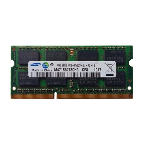 M471B5273CHO-CF8 Samsung 4GB DDR3-1066MHz PC3-8500 Non-ECC Unbuffered SODIMM CL7 2Rx8 1.5V 204-Pin Memory Module