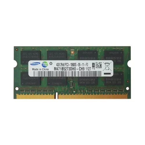 M471B5273DH0-CH9 Samsung 4GB DDR3-1333MHz PC3-10600 Non-ECC Unbuffered SODIMM CL9 2Rx8 1.5V 204-Pin Memory Module
