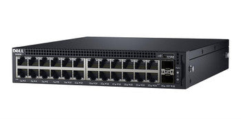 Dell - M9Y21 - Networking X1026 24-Ports SFP 10/100/1000Base-T PoE Manageable Layer 2 Rack-Mountable Gigabit Ethernet Switch