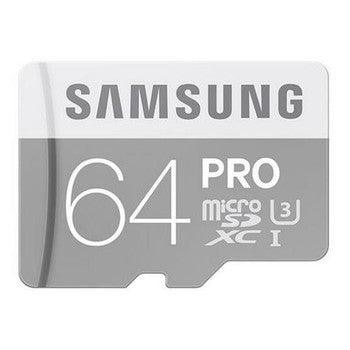 Samsung - MB-MG64EA/AM - Pro 64GB Class 10 microSDXC UHS-I Flash Memory Card