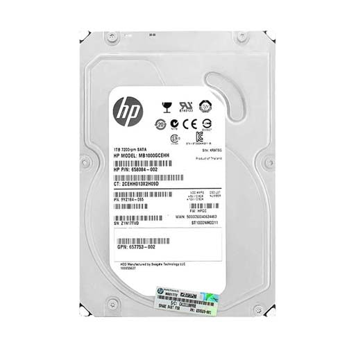 MB1000GCEHH HP 1TB 7200RPM SATA 6Gb/s 512e 3.5-Inch Midline Hard Drive for ProLiant Servers