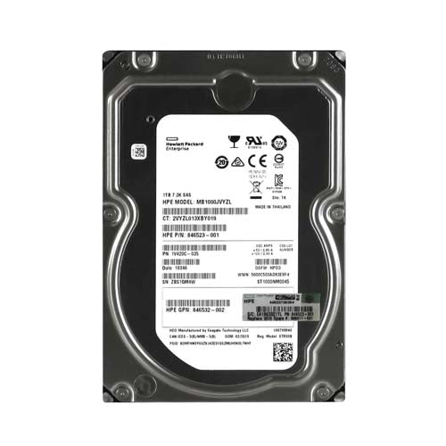 MB1000JVYZL HP 1TB 7200RPM SAS 6Gb/s 3.5-Hard Drive