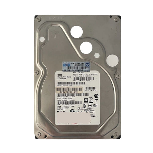 MB4000JEXYA HP 4TB 7200RPM SAS 12Gb/s Hot-Pluggable 512e 3.5-Inch Midline Hard Drive for G8 ProLiant Servers