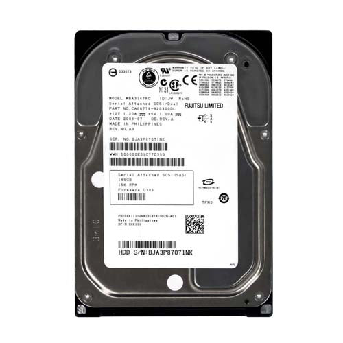 MBA3147RC Fujitsu 146GB 15000RPM SAS 3Gb/s Hot-Swappable 16MB Cache 3.5-Inch Hard Drive