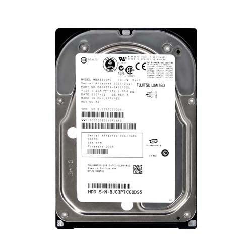 MBA3300RC Fujitsu 300GB 15000RPM SAS 3Gb/s 16MB Cache 3.5-Inch Hard Drive
