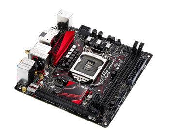 ASUS - MBB15IPGA - B150I PRO GAMING/WIFI/AURA Socket LGA 1151 Intel B150 Chipset 6th Generation Core i7 / i5 / i3 / Pentium / Celeron Processors Support D
