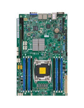 SuperMicro - MBD-X10SRW-F - Socket LGA 2011 Intel C612 Chipset Intel E5-2600/ E5-2600 v4/v3 E5-1600 v4/v3 Processors Support DDR4 8x DIMM 10x SATA 6.0Gb/s