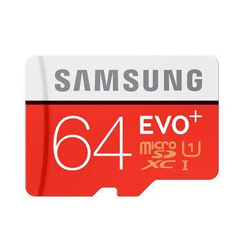 Samsung - MBMC64DAAM - EVO Plus 64GB Class 10 microSDXC UHS-I Flash Memory Card