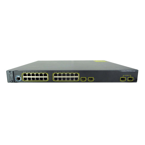 ME-C3750-24TEMA-RF Cisco Catalyst 3750 Metro Series C3750-24TE 24 x Ports 10/100Base-T + 4 x Ports SFP Rack-mountable Layer 2 Managed Fast Ethernet Network Switch