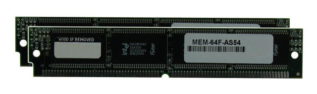 MEM-64F-AS54HPX Cisco 64MB Kit (2 X 32MB) Boot Flash SIMM Memory for AS5350 Gateway
