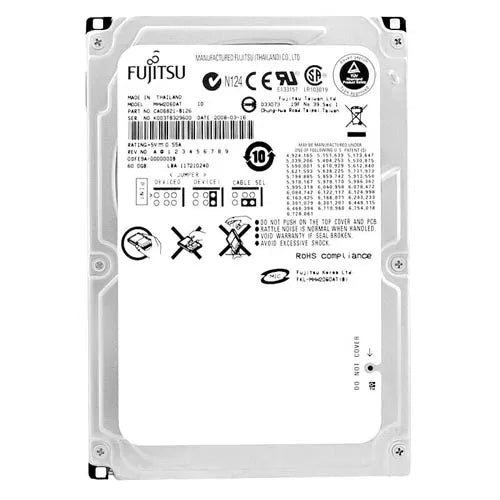 MHW2060AT Fujitsu Mobile 60GB 4200RPM IDE Ultra ATA/133 (ATA-7) 2MB Cache 2.5-Inch Hard Drive