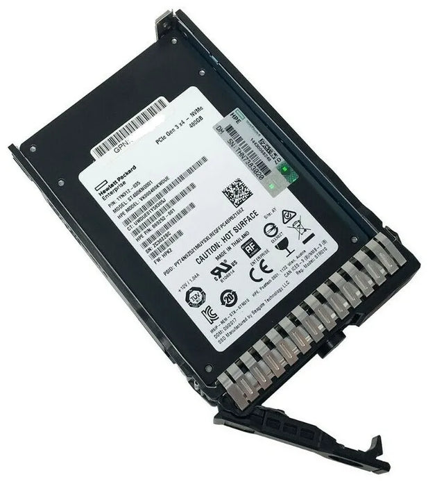 MK000400KWDUK - HP 400GB MLC PCIe NVMe 3.0 x4 2.5-Inch SSD with SC