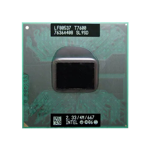 MK054 Dell 2.33GHz 667MHz FSB 4MB L2 Cache Socket PGA478 Intel Core 2 Duo T7600 Dual-Core Processor