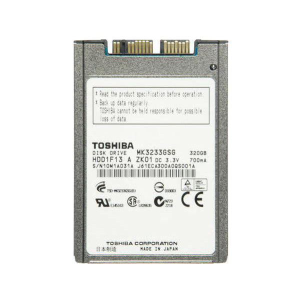 320GB 5400RPM SATA 3Gb/s 16MB Cache 1.8-Inch Hard Drive