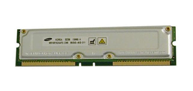 MN18R1628EF0-CT9-102 Samsung 256MB PC1066 1066MHz ECC 32ns 184-Pin RDRAM RIMM Memory Module