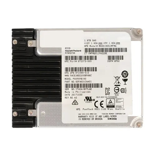 MO001600JWFWQ HP 1.6TB SAS 12Gb/s Mixed Use SFF 2.5-Inch Solid State Drive