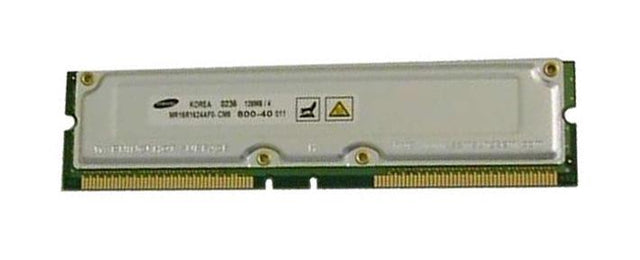 MR18R1624-CT9 Samsung 128MB PC1066 1066MHz non-ECC 32ns 184-Pin RDRAM RIMM Memory Module