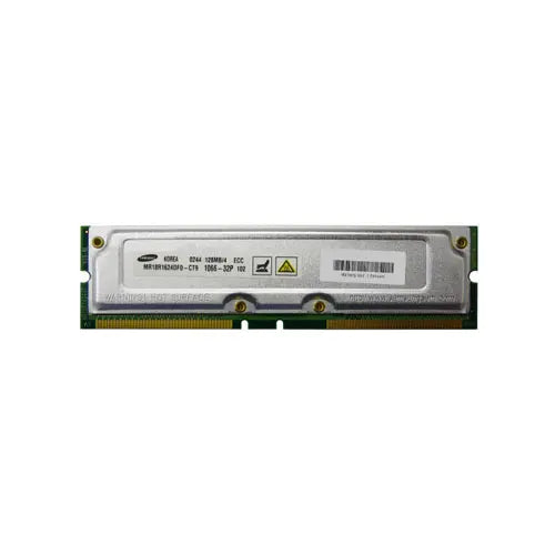 MR18R1624DF0-CT9 - Samsung 128MB 1066MHz PC1066 32ns ECC 184-Pin RDRAM RIMM Memory