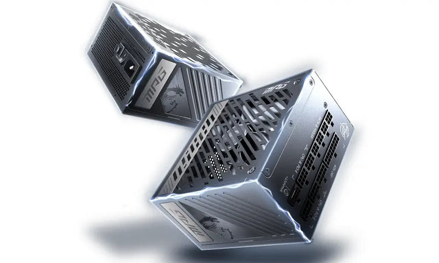 MPGA1000GPCIE5 MSI 1000-Watts 100-240V AC 50-60Hz 80-Plus Gold Modular Internal Power Supply