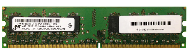 3D-13D245N642085-4G 4GB Module DDR2 PC2-6400 CL=6 non-ECC Unbuffered DDR2-800 1.8V 512Meg x 64 for HP/Compaq Pavilion p6219f FH977AA