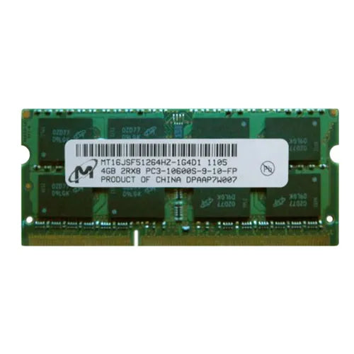 MT16JSF51264HZ-1G4D1 Micron 4GB DDR3-1333MHz PC3-10600 Non-ECC Unbuffered SODIMM CL9 2Rx8 1.5V 204-Pin Memory Module