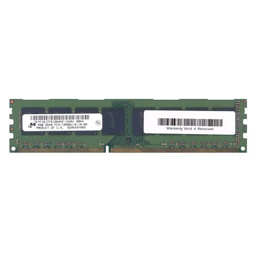 MT16JTF51264AZ-1G4A1 Micron 4GB DDR3-1333MHz PC3-10600 Non-ECC Unbuffered UDIMM CL9 2Rx8 1.5V 240-Pin Memory Module