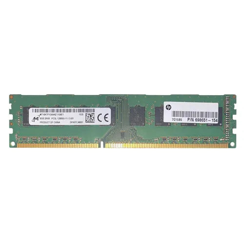 MT16KTF1G64AZ-1G6 Micron 8GB DDR3-1600MHz PC3-12800 Non-ECC Unbuffered UDIMM CL11 2Rx8 1.35V 240-Pin Memory Module