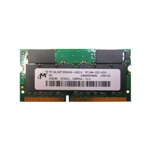 MT16LSDF3264HG-10EE4 - Micron 256MB 100MHz PC100 non-ECC Unbuffered CL2 144-Pin SoDimm Memory Module