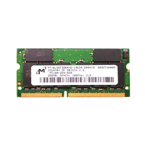 MT16LSDF3264HG-10EG4 - Micron 256MB 100MHz PC100 Non-Parity 3.3V CL2 144-Pin SoDimm Memory Module