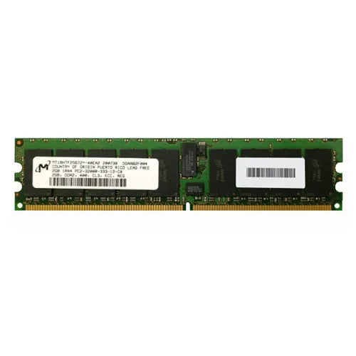 MT18HTF25672Y-40EA2 Micron 2GB DDR2-400MHz PC2-3200 ECC Registered RDIMM CL3 1Rx4 1.8V 240-Pin Memory Module