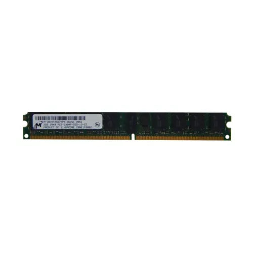 MT18HVF25672PY-667G1 - Micron 2GB DDR2-667MHz PC2-5300 ECC Registered CL5 240-Pin DIMM Single Rank Memory Module