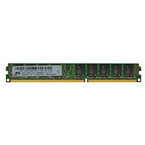 MT18JBF25672PDY-1G4D1AB Micron 2GB DDR3-1333MHz PC3-10600 ECC Registered VLP RDIMM CL9 2Rx8 1.5V 240-Pin Memory Module