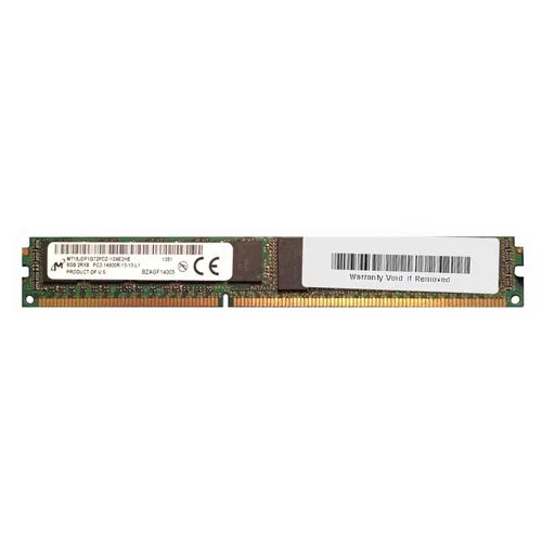 MT18JDF1G72PDZ-1G9E2HE Micron 8GB DDR3-1866MHz PC3-14900 ECC Registered VLP RDIMM CL13 2Rx8 1.5V 240-Pin Memory Module