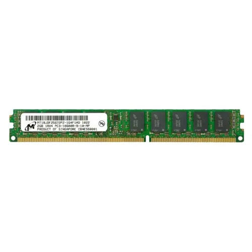 MT18JDF25672PZ-1G4F1AD Micron 2GB DDR3-1333MHz PC3-10600 ECC Registered VLP RDIMM CL9 1Rx4 1.5V 240-Pin Memory Module