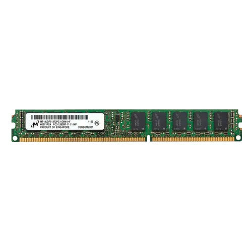 MT18JDF51272PZ-1G6M1HF Micron 4GB DDR3-1600MHz PC3-12800 ECC Registered VLP RDIMM CL11 1Rx4 1.5V 240-Pin Memory Module