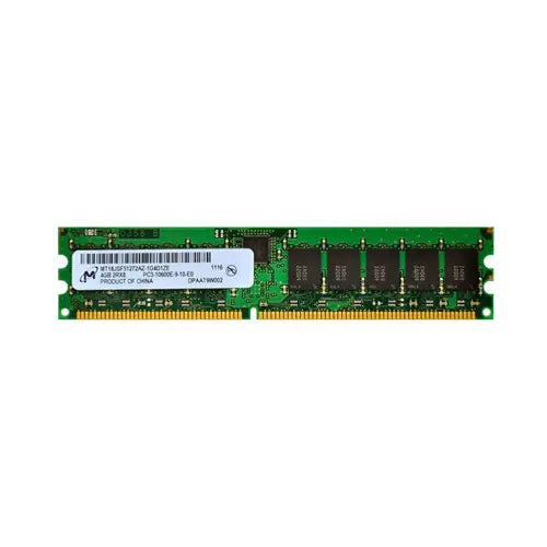 MT18JSF51272AZ-1G4D1ZE - Micron Technology 4GB DDR3-1333MHz PC3-10600 ECC Unbuffered CL9 240-Pin DIMM 1.35V Low Voltage Dual Rank Memory Module