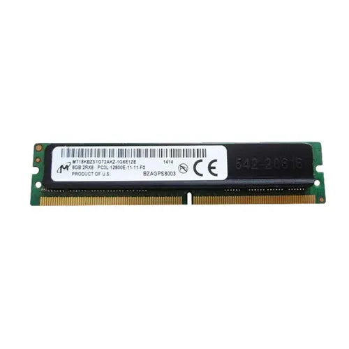 MT18KBZS1G72AKZ-1G6E1ZE - Micron 8GB PC3-12800 DDR3-1600MHz ECC Unbuffered CL11 Mini-UDIMM 1.35V VLP Dual-Rank Memory Module