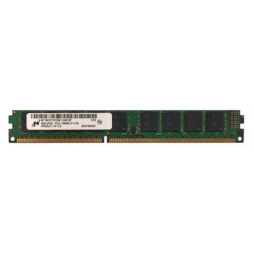 MT18KDF1G72AZ-1G4E1ZF Micron 8GB DDR3-1333MHz PC3-10600 ECC Unbuffered VLP UDIMM CL9 2Rx8 1.35V 240-Pin Memory Module